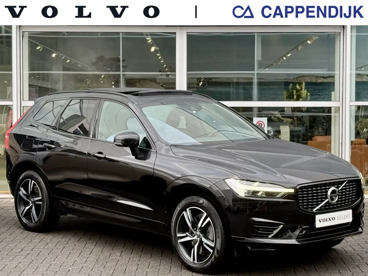 Volvo XC60 T6 340PK Recharge R-Design| Panodak| Luchtvering| Noir - 1