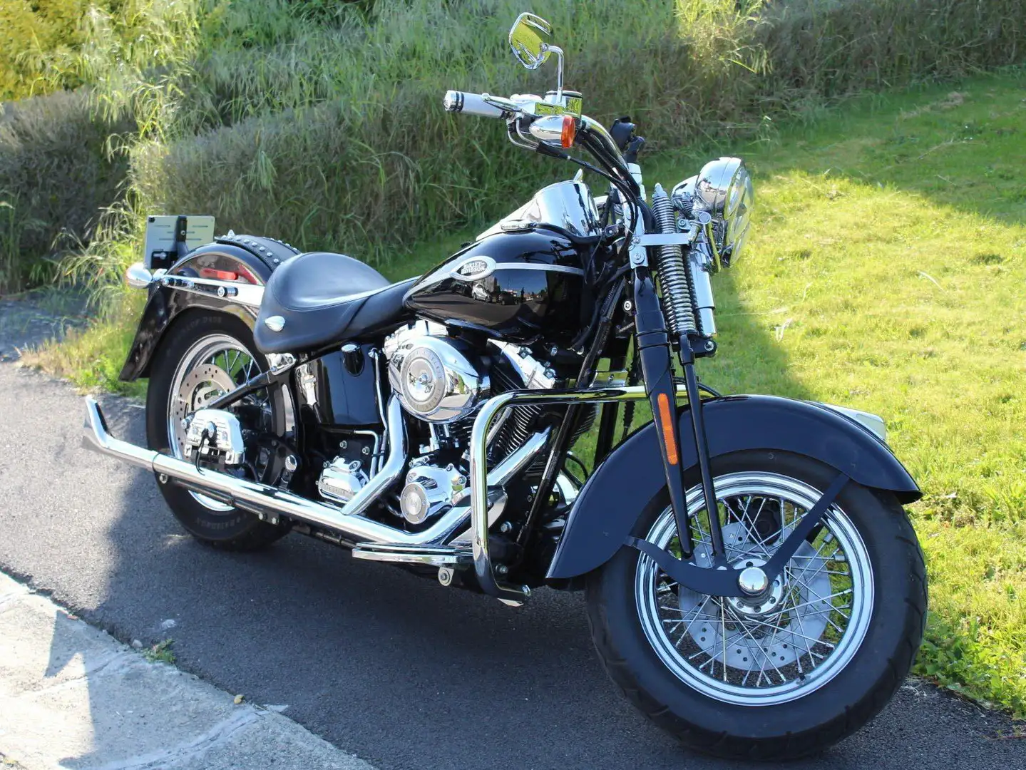 Harley-Davidson Heritage Softail Springer injection Negro - 2