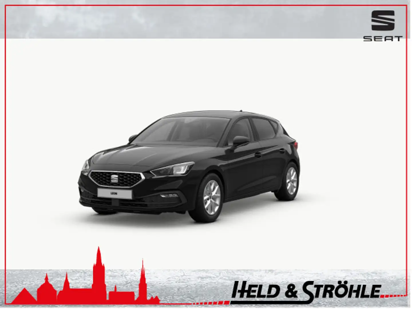 SEAT Leon Road Edition 1.5 eTSI 110 kW DSG R-KAM NAVI Schwarz - 1