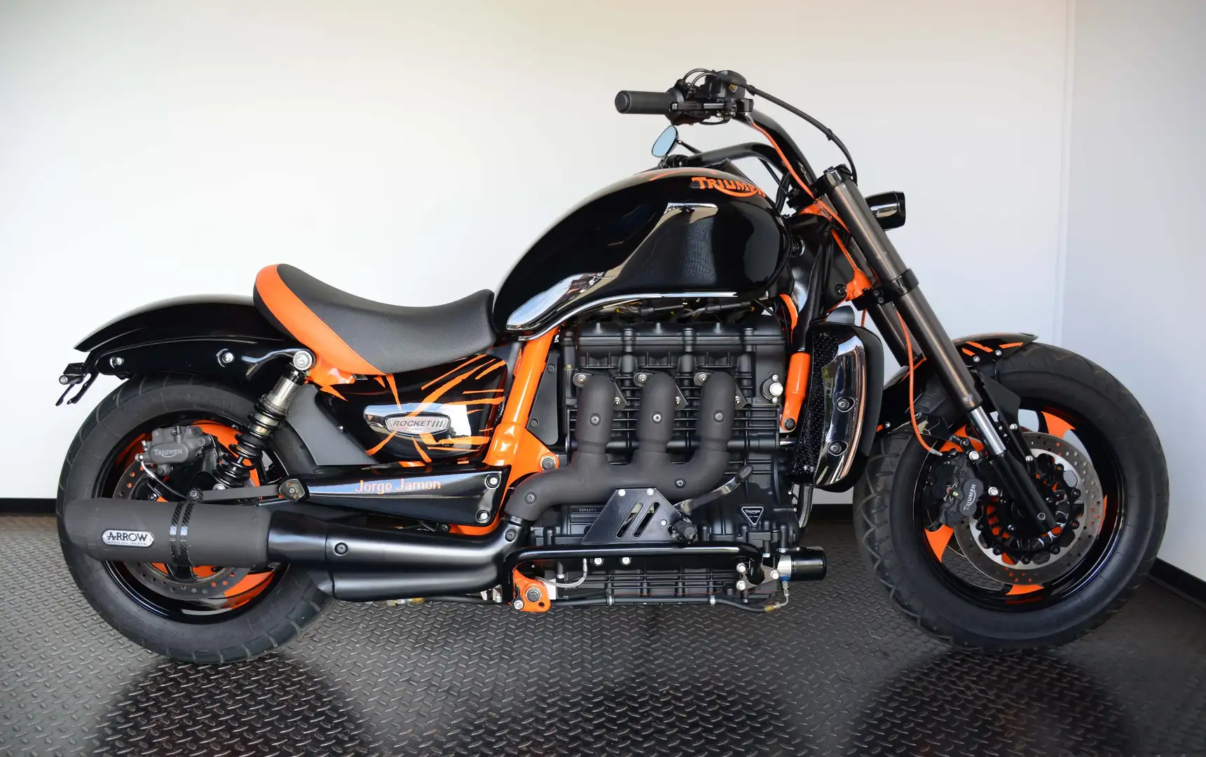 Triumph Rocket III Classic 2.300 Angry Rat Turbo by Juergen Schnaller Negro - 1