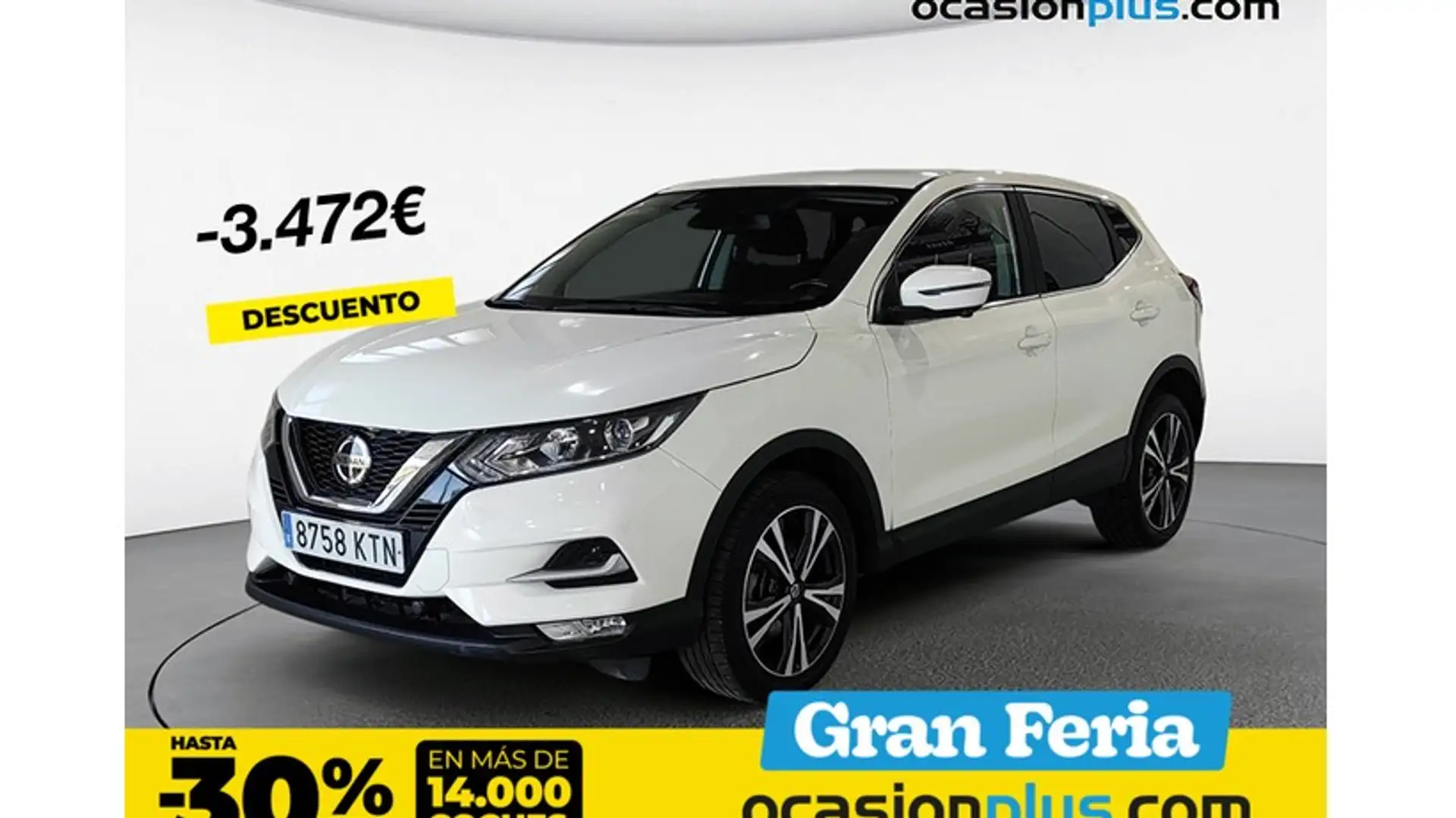 Nissan Qashqai 1.3 DIG-T N-Connecta 4x2 DCT 117kW Bianco - 1