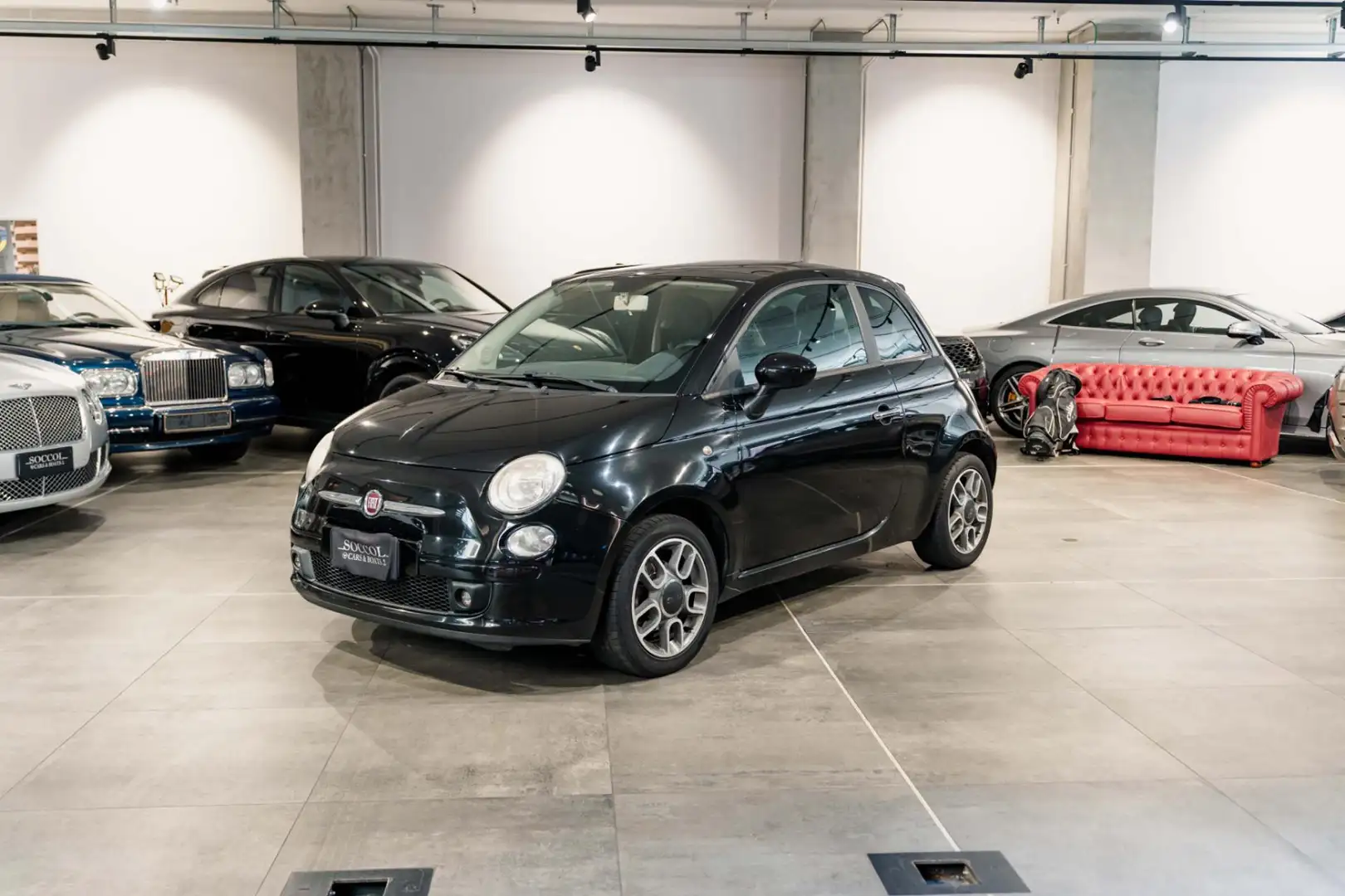 Fiat 500 1.4 16V Sport*Tetto Pano*UNICO PROPR* Noir - 1