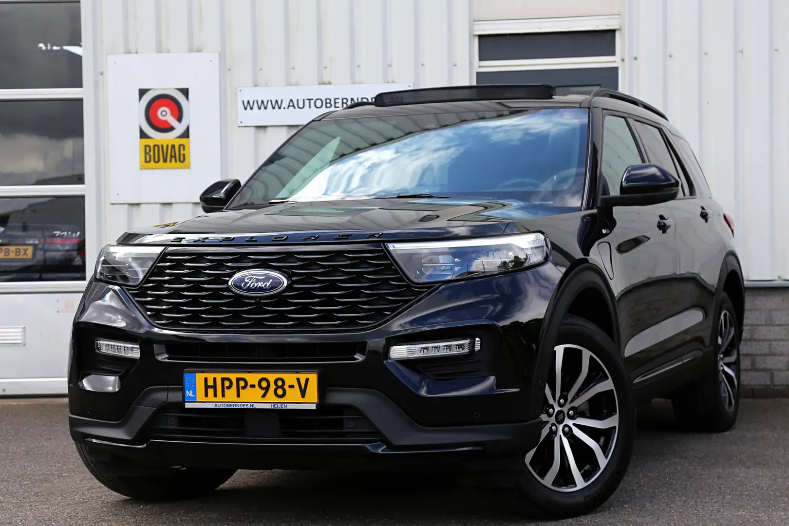 Ford Explorer 3.0 V6 EcoBoost 457PK 4WD PHEV ST-Line 7p.*Perfect Zwart - 1