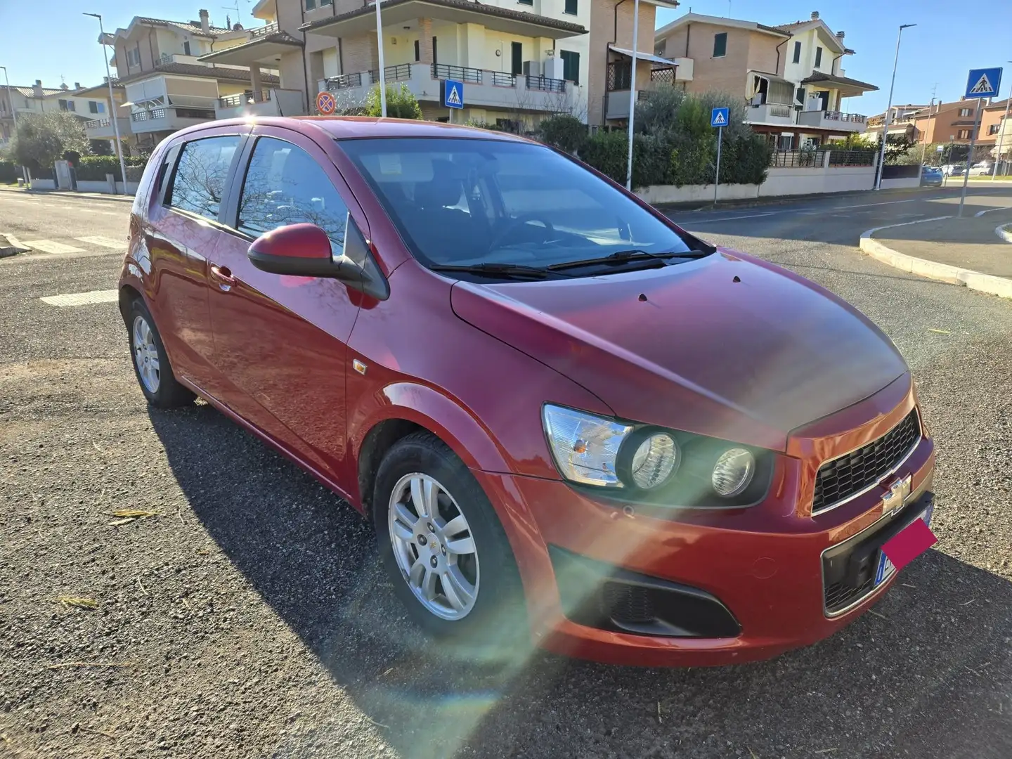Chevrolet Aveo Aveo 2011 1.2 LTZ 86cv 5p Rosso - 2