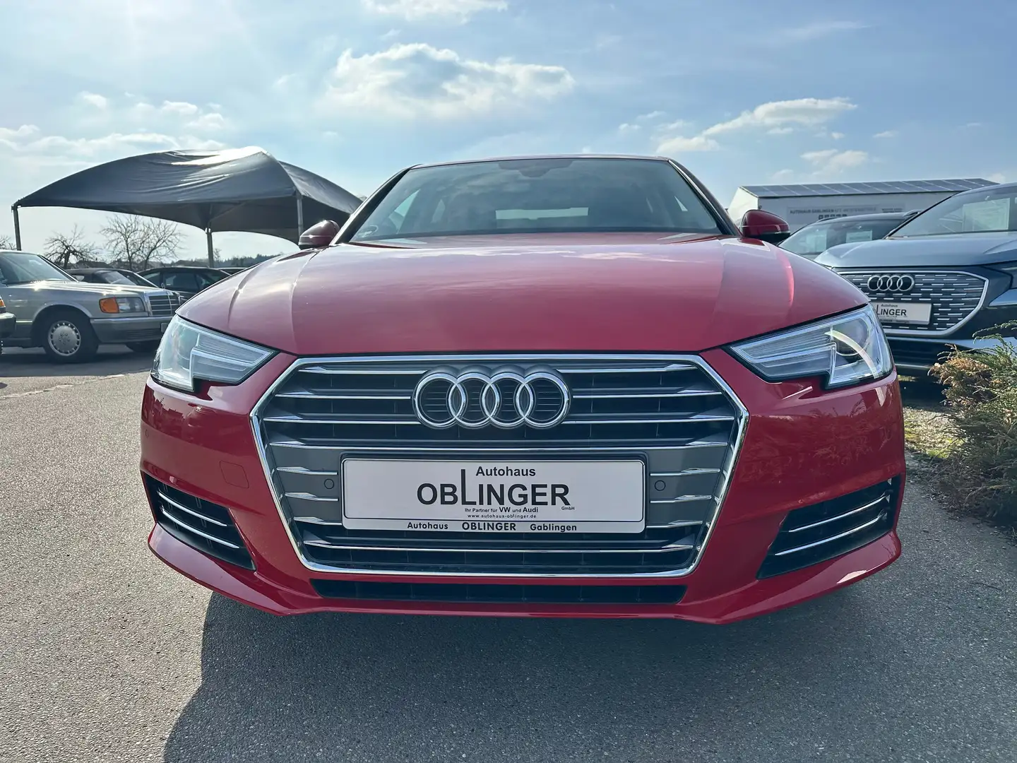 Audi A4 1.4 TFSI S tronic sport *45.490km*1.HAND*top gepfl Rot - 2
