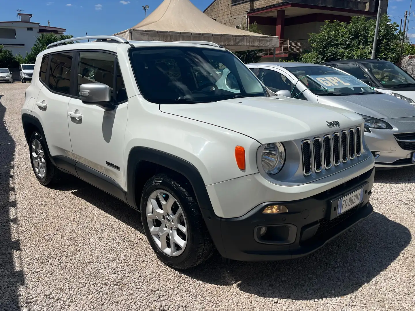 Jeep Renegade 1600 M-JET 120 CV KM CERTIFICATI UNICO PROPRIETAR. Blanc - 1
