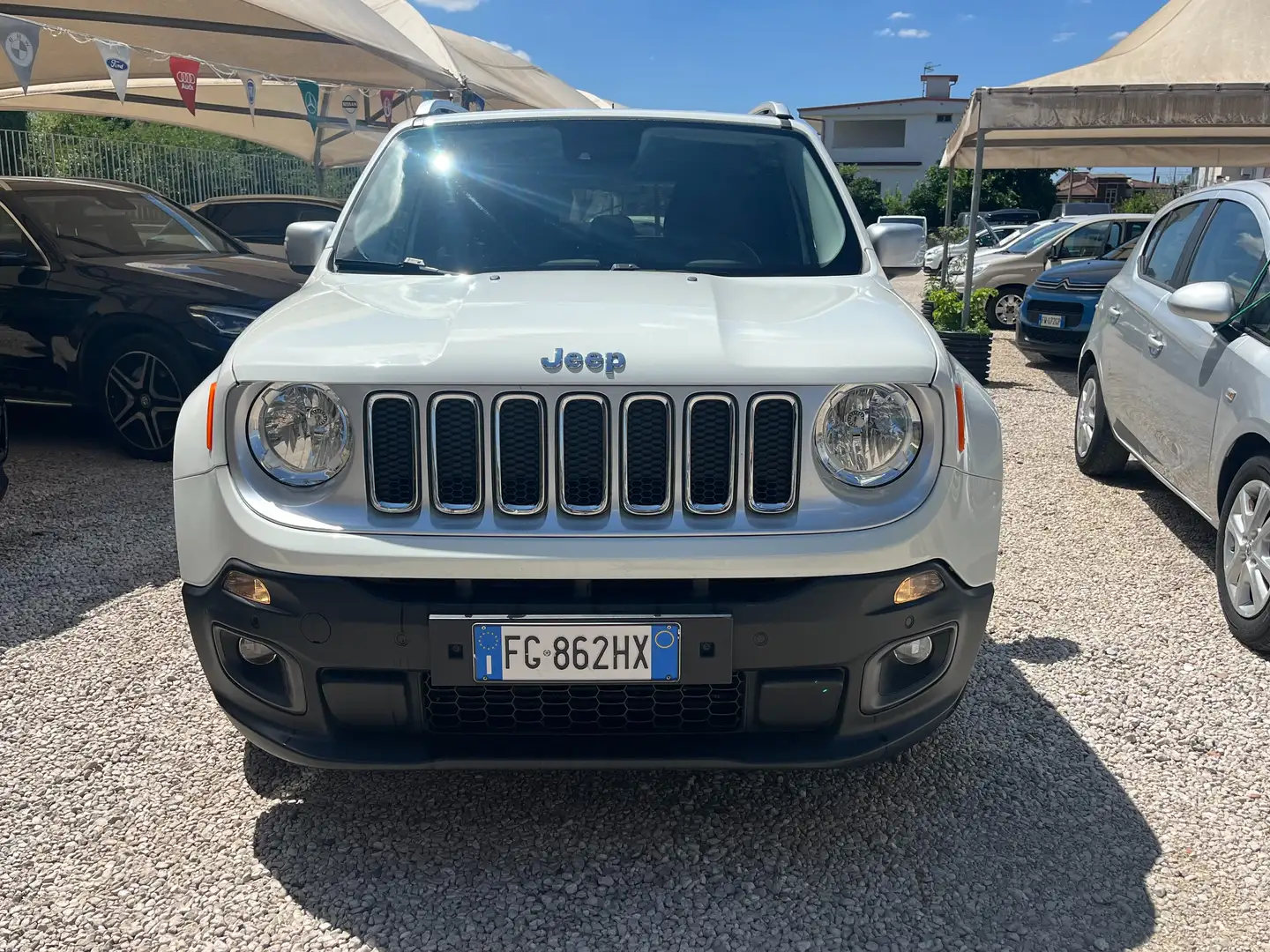 Jeep Renegade 1600 M-JET 120 CV KM CERTIFICATI UNICO PROPRIETAR. Blanc - 2