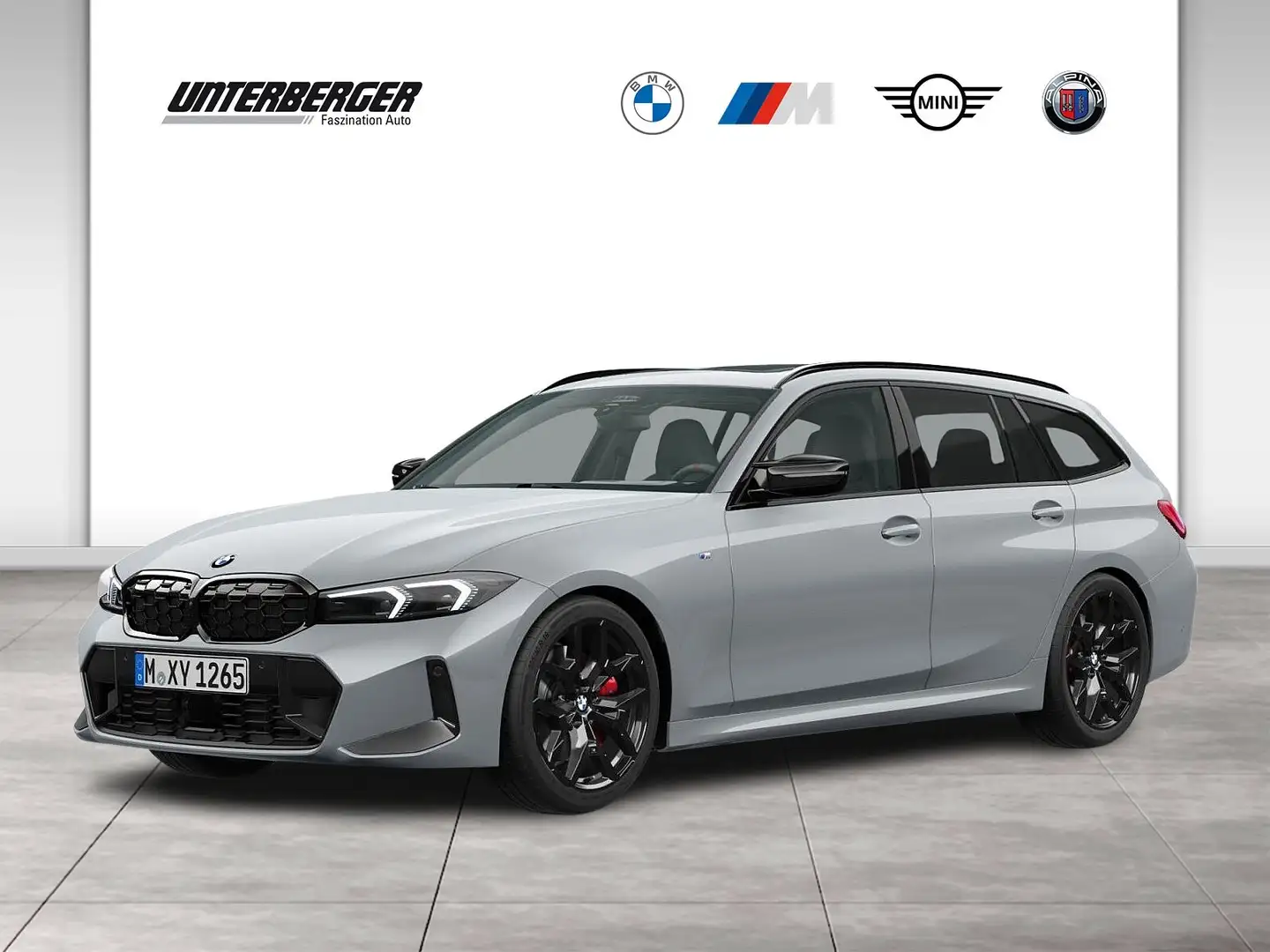 BMW 340 M340d xDrive Touring AHK ACC 360° Pano HUD HK Gris - 1