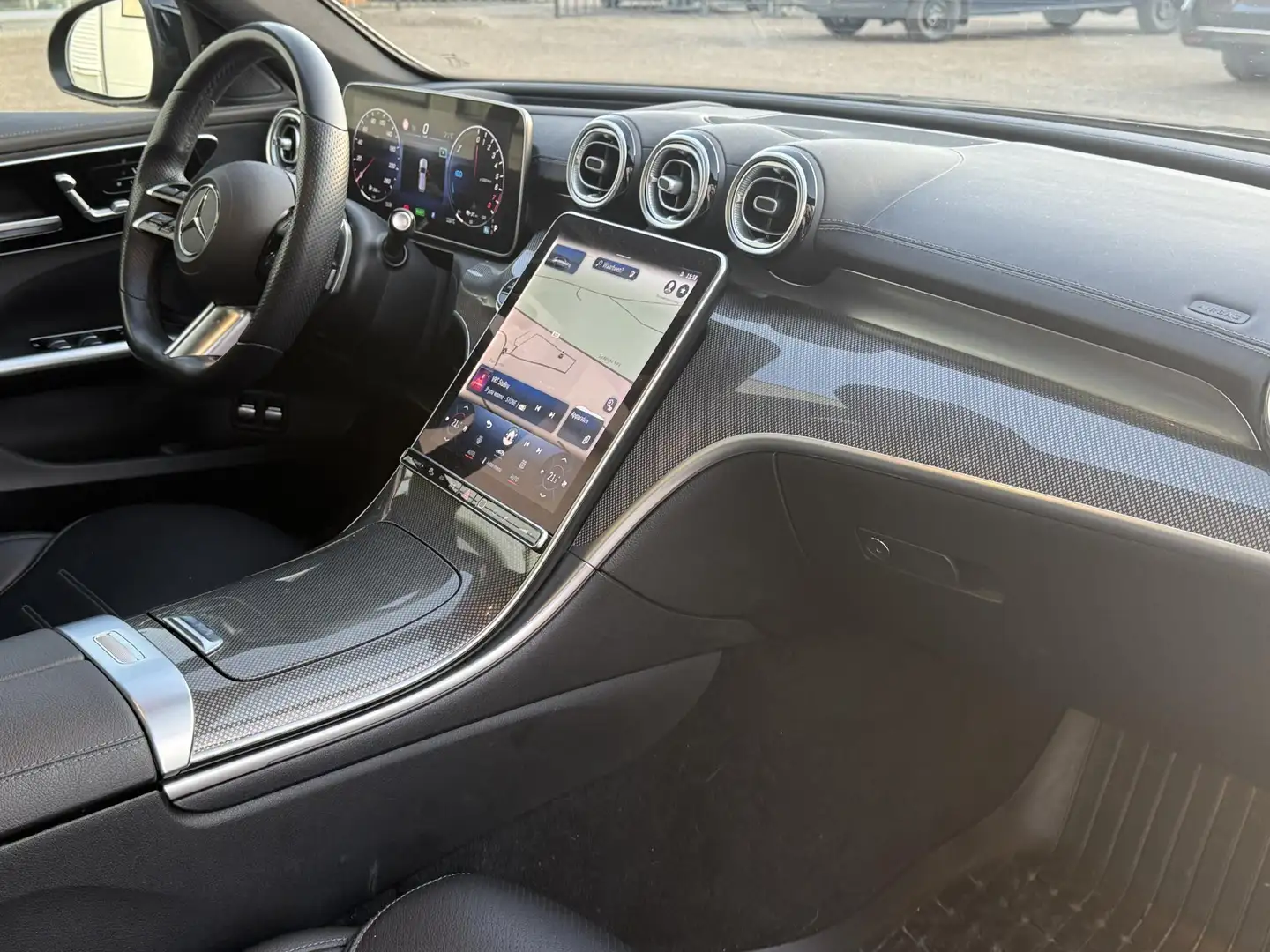 Mercedes-Benz C 300 Break C e AMG Line Bleu - 2