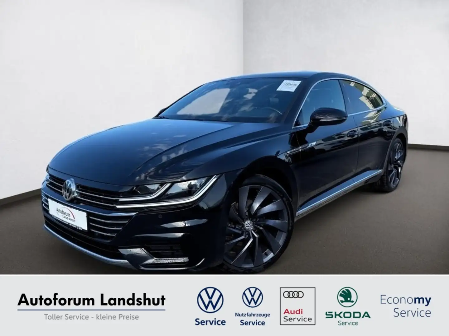 Volkswagen Arteon 2.0 TDI R-Line 4M LED-SW/NAV/KAMERA/20" Schwarz - 1