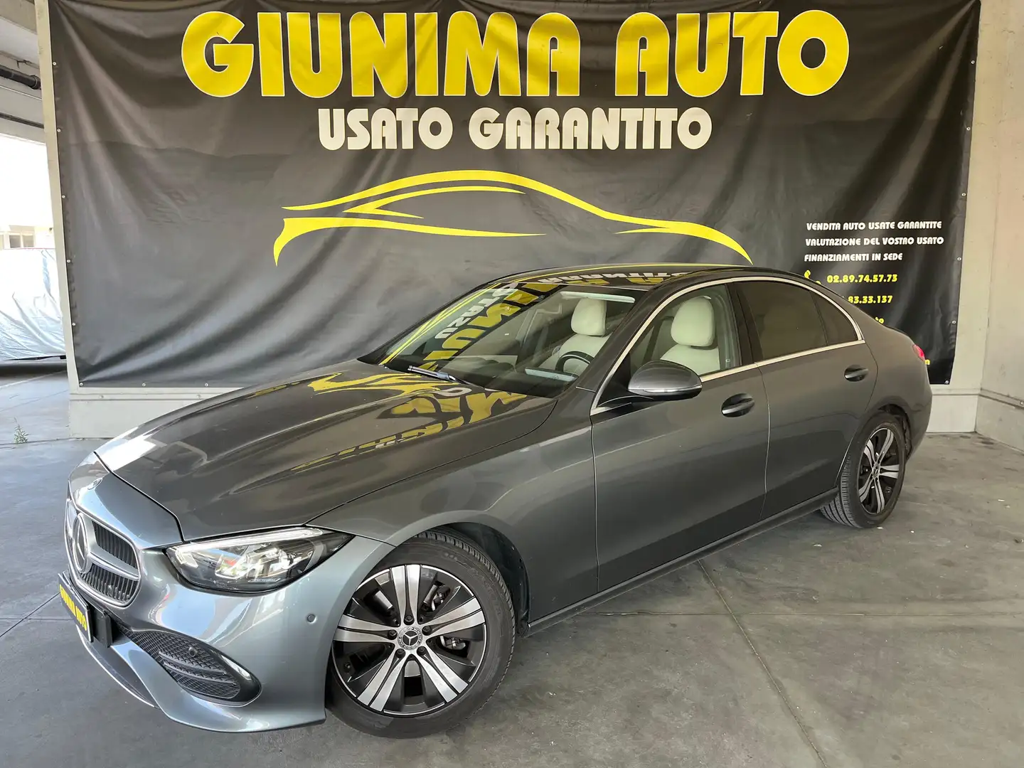Mercedes-Benz C 220 GANCIO TRAINO - Classe C220 Premium Pro auto Grigio - 1