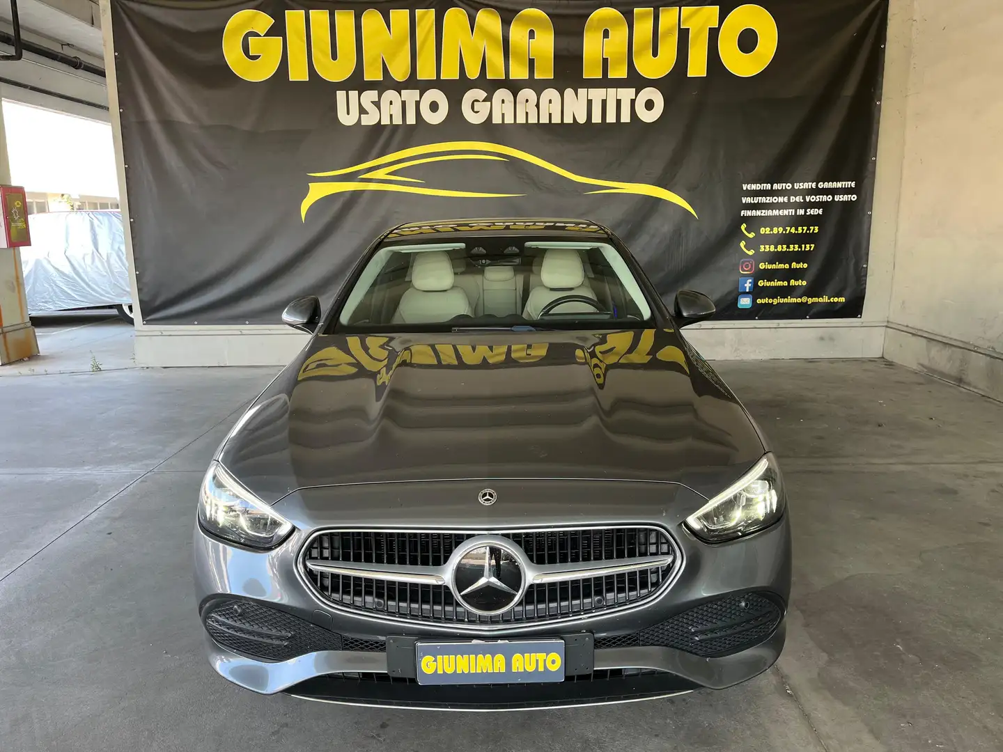 Mercedes-Benz C 220 GANCIO TRAINO - Classe C220 Premium Pro auto Grigio - 2