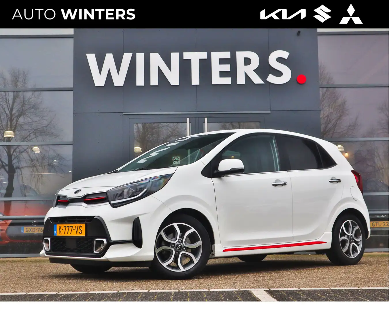 Kia Picanto 1.0 DPi GT-Line | Navi | Camera | BT | Trekhaak | Blanc - 1