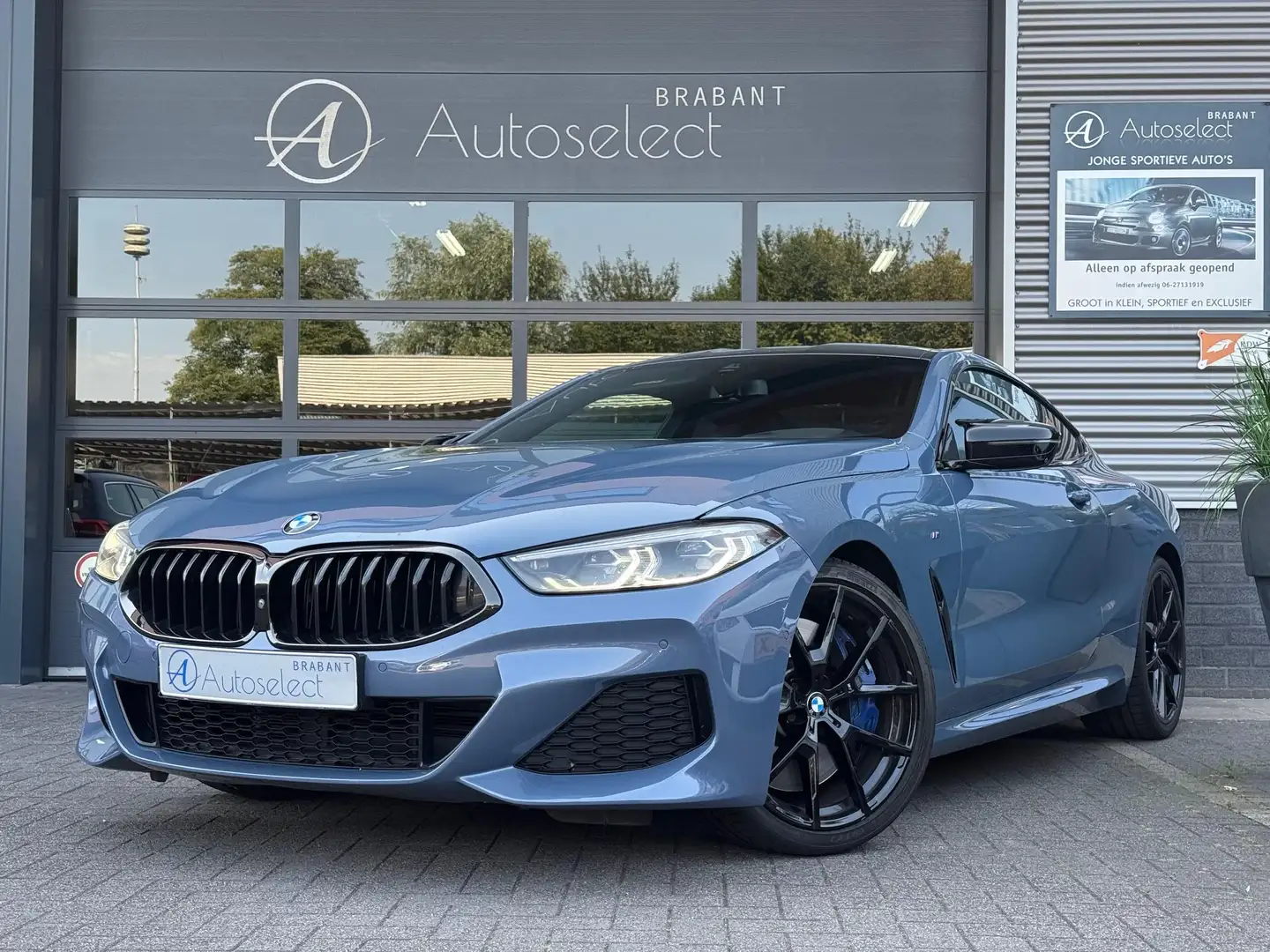 BMW 840 8-serie 840i High Executive 360 Head-up Carbon Albastru - 1