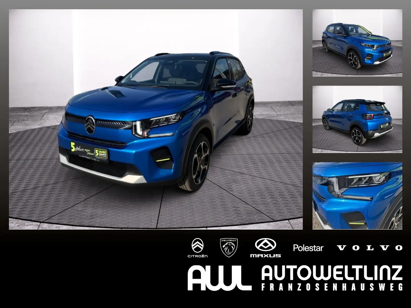 Citroen C3 Turbo 100PS PLUS Blau - 1