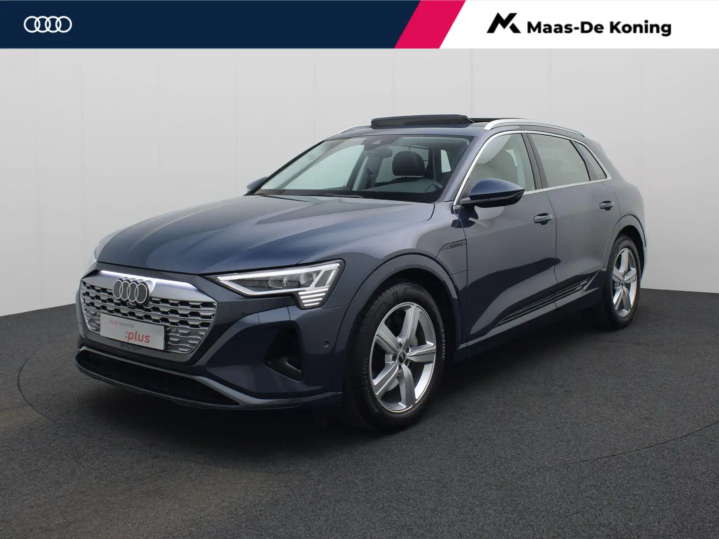 Audi Q8 e-tron 55 quattro 408pk Advanced Edition Plus 115 kWh · P Blau - 1