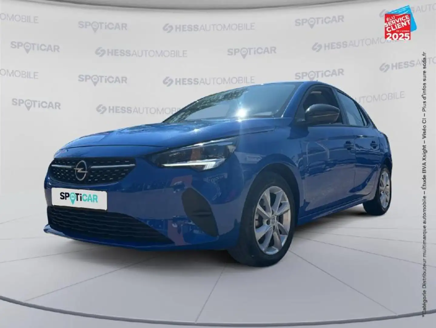 Opel Corsa-e 1.2 75ch Elegance Business GPS Carplay Bleu - 1