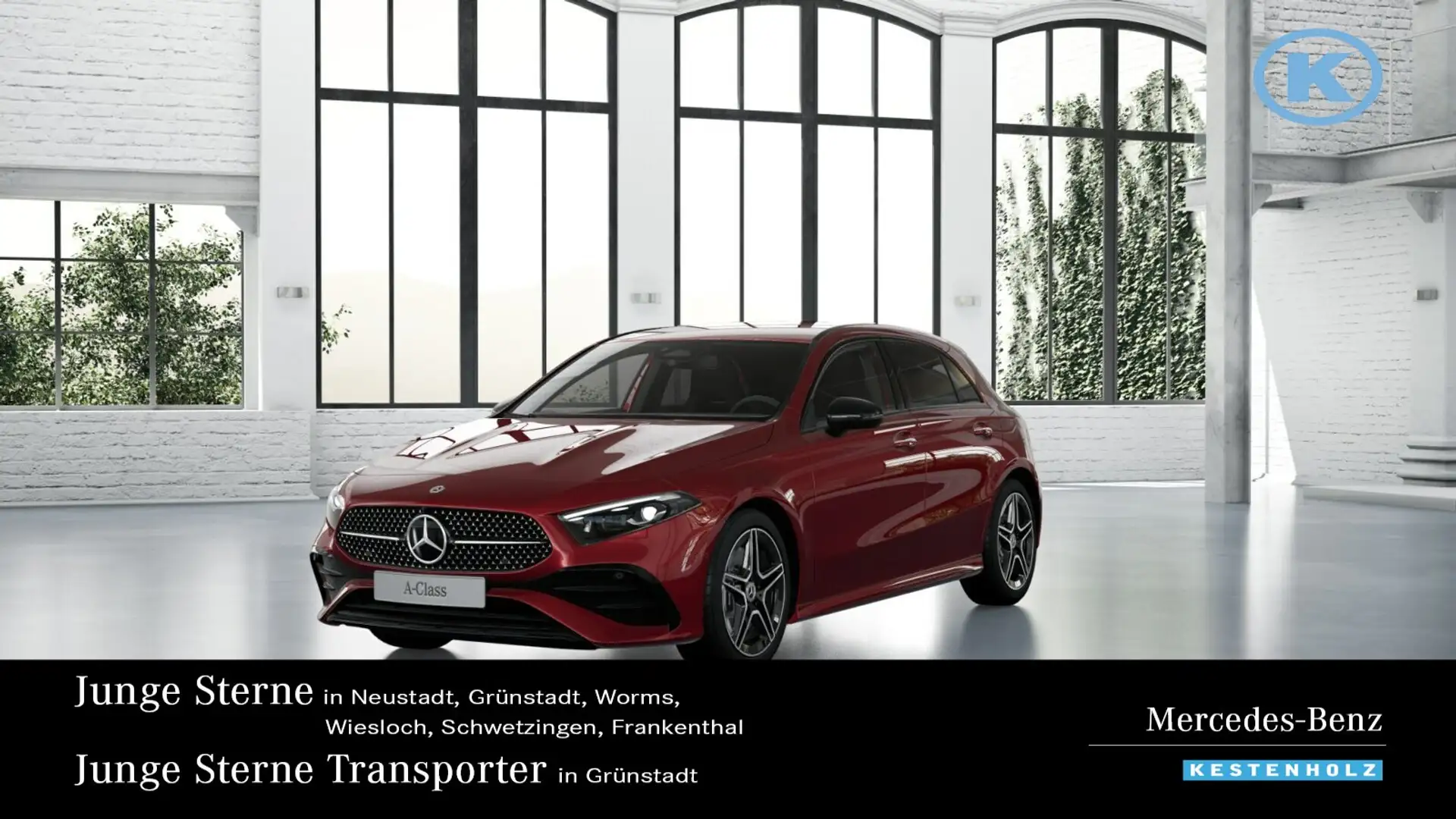 Mercedes-Benz A 250 A 250 e AMG+NIGHT+KAM+AMBI+SOUND+LENKHZ+MLED+TWA Rot - 1