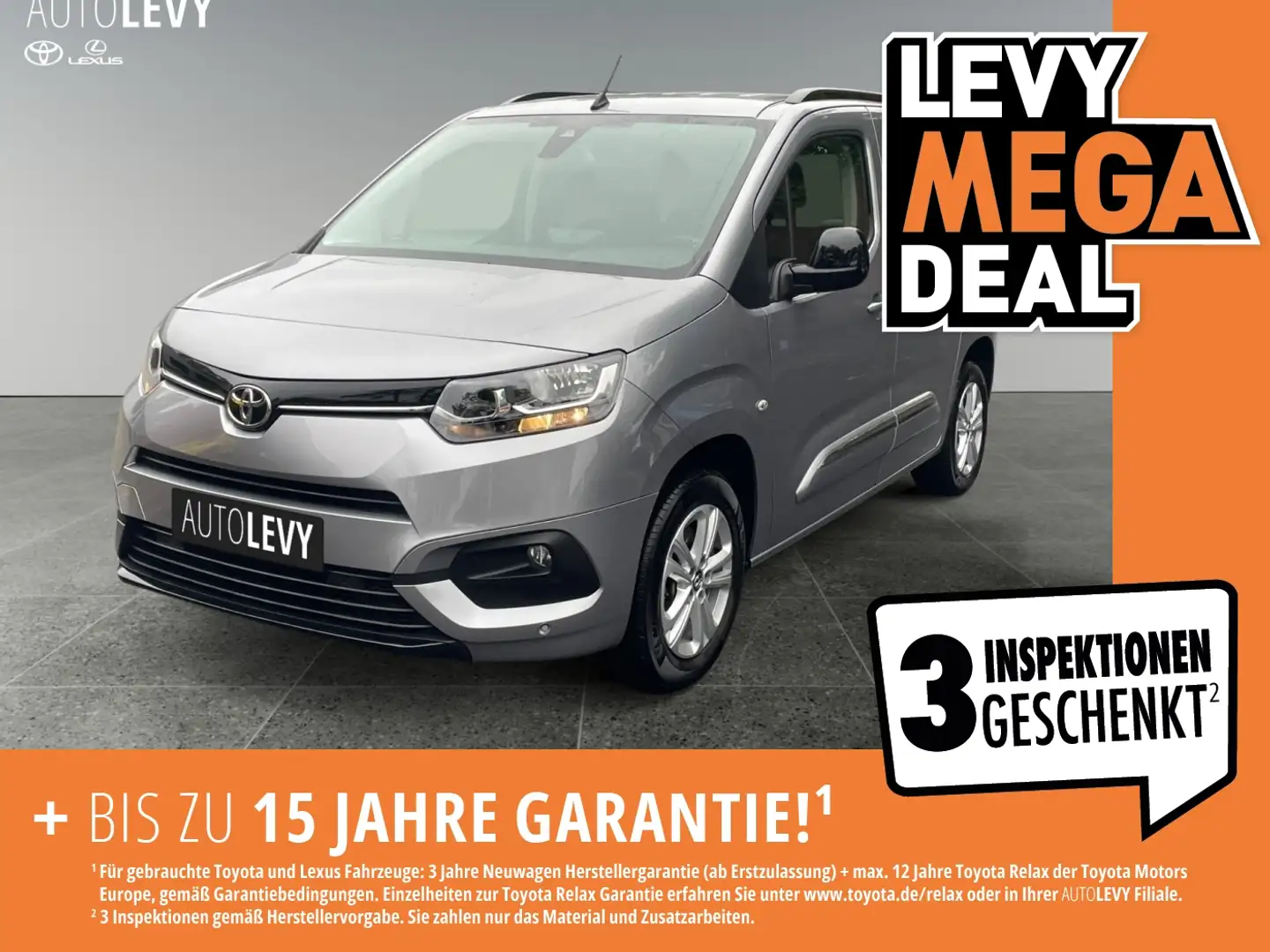 Toyota Proace City Verso *CARPLAY*AA*PDC*NAVI* Gris - 1