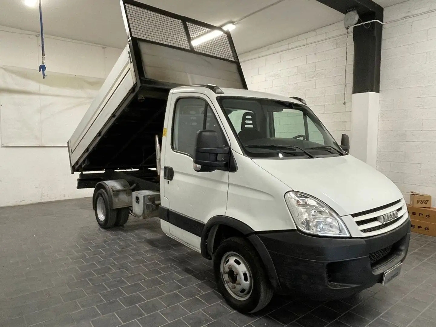 Iveco Daily 35C12 2.3 hpt 116cv-RibaltabileTrilaterale-Gemella Bianco - 1