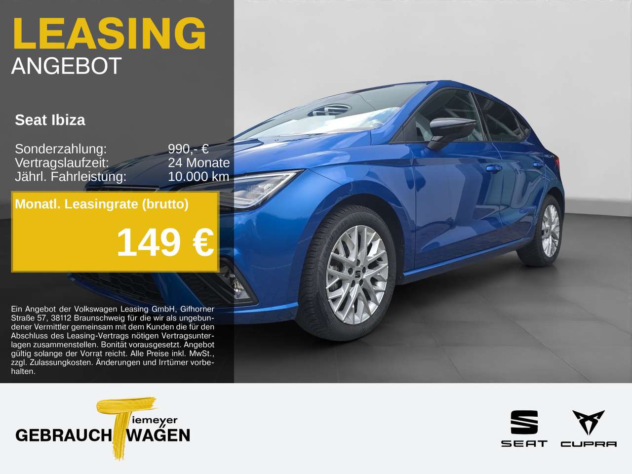 Seat Ibiza 2026 — 1.0 TSI DSG FR NAVI SH ACC PDC+ GJR