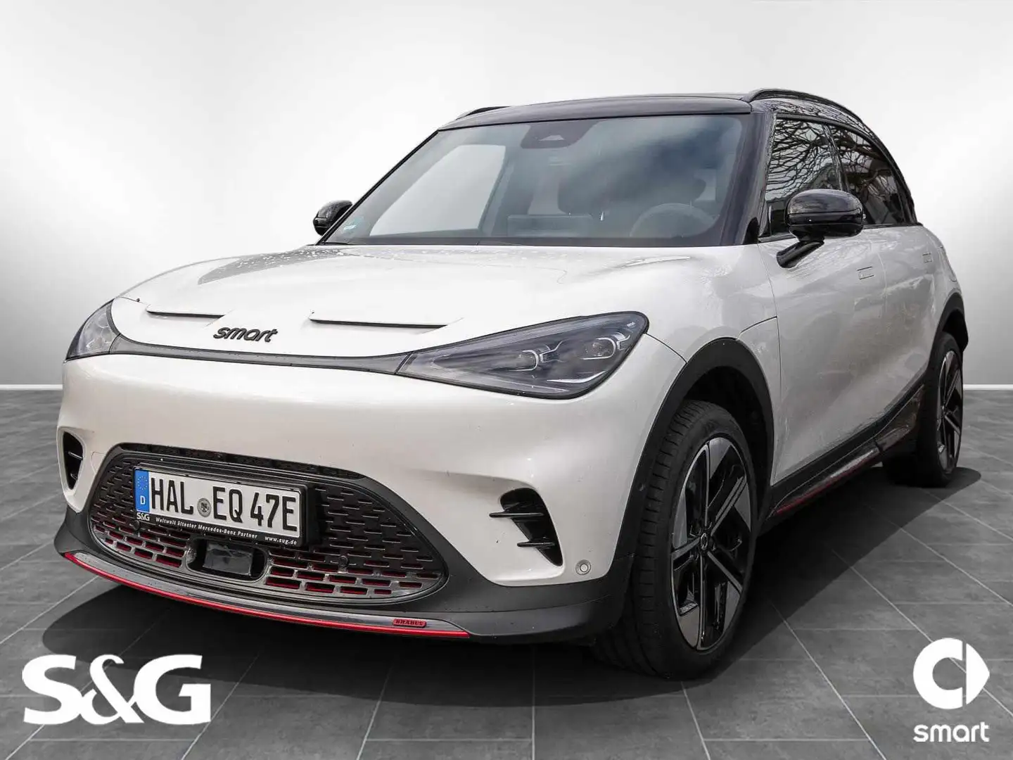 smart #1 BRABUS 360°+Pano+Matrix-LED+HUD+Fahrass+Totwi Blanc - 1
