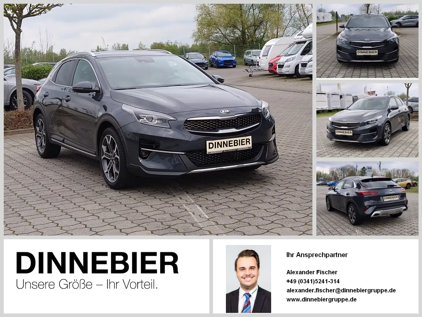 Kia XCeed 1.5T XDITION LED+Navi+Kamera+Keyless Grau - 1