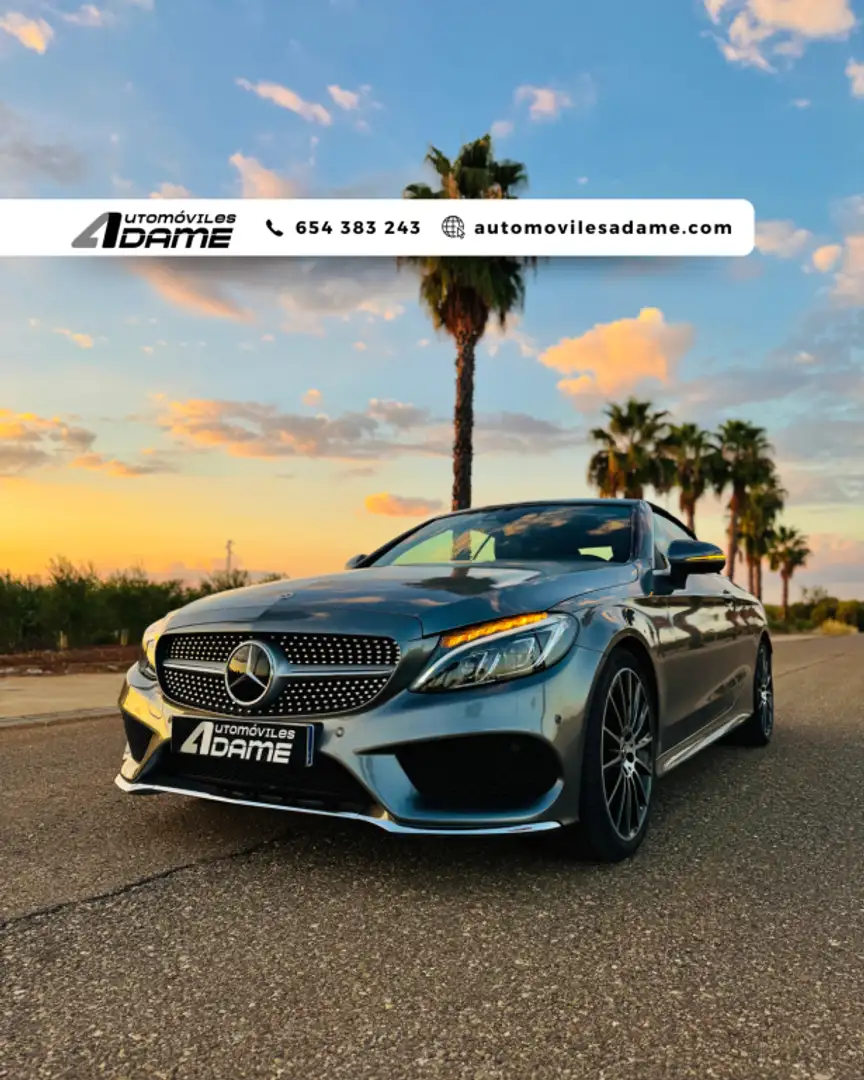 Mercedes-Benz C 220 Cabrio 220d 9G-Tronic Gris - 1