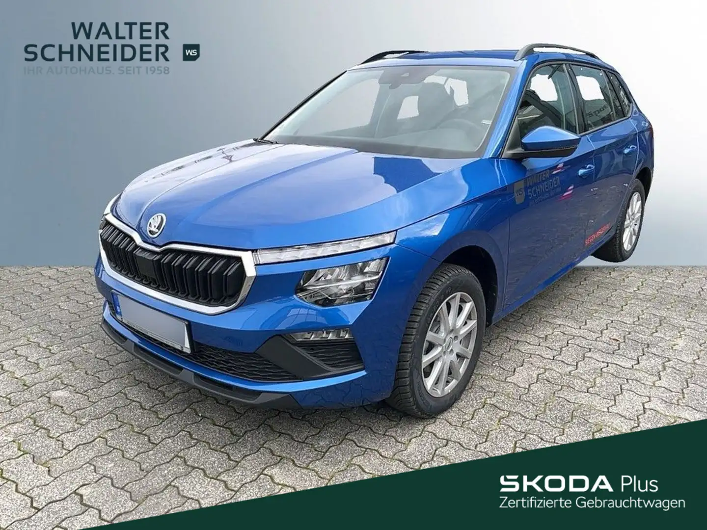 Skoda Kamiq 1,0 TSI DSG 116 PS Essence AHK Klima Blau - 1
