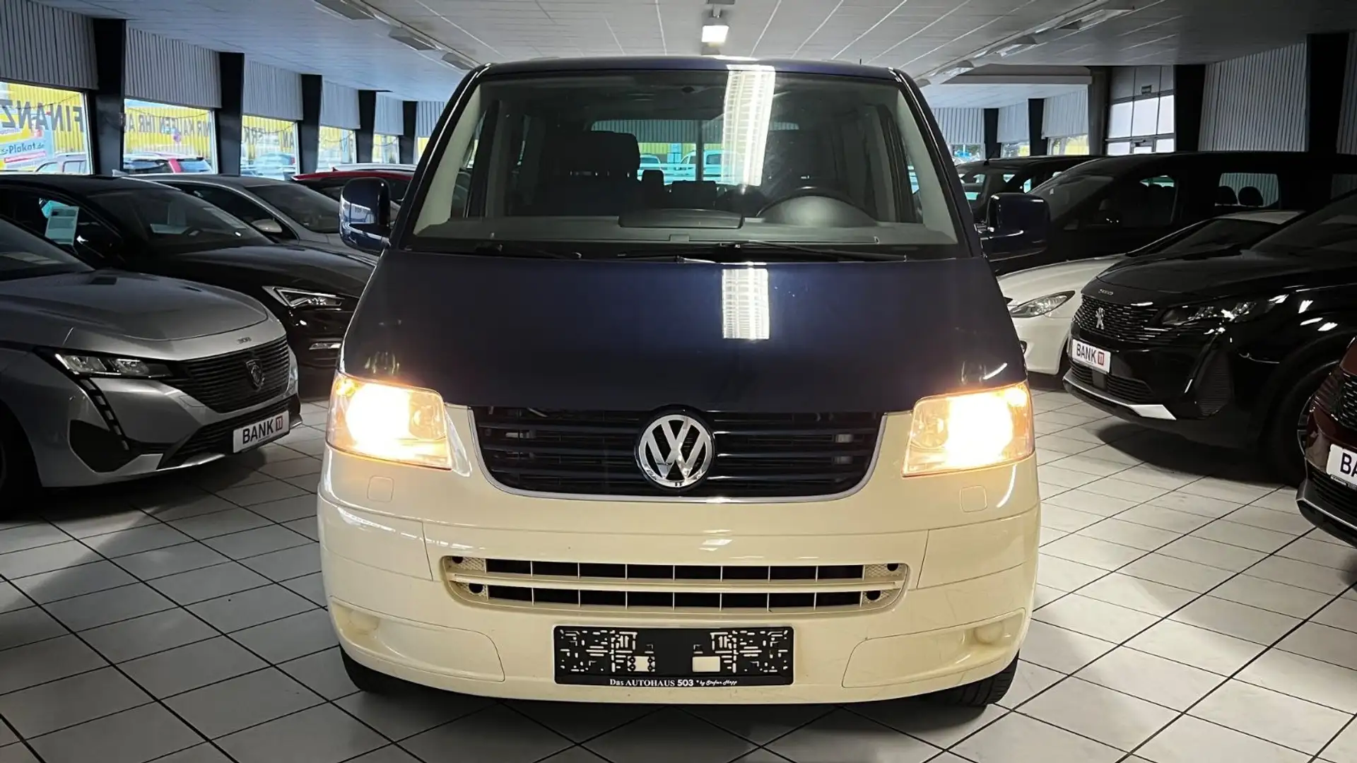 Volkswagen T5 Transporter Bus Multivan Comfortline TÜV neu Blau - 1