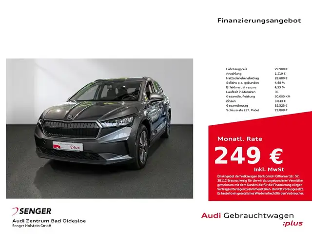 Skoda Enyaq iV 60 AHK el. Stize Klimakomfortscheibe