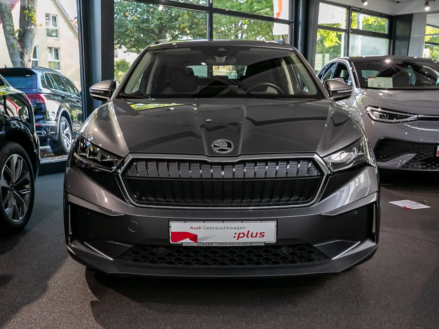 Skoda Enyaq iV 60 AHK el. Stize Klimakomfortscheibe Grau - 2
