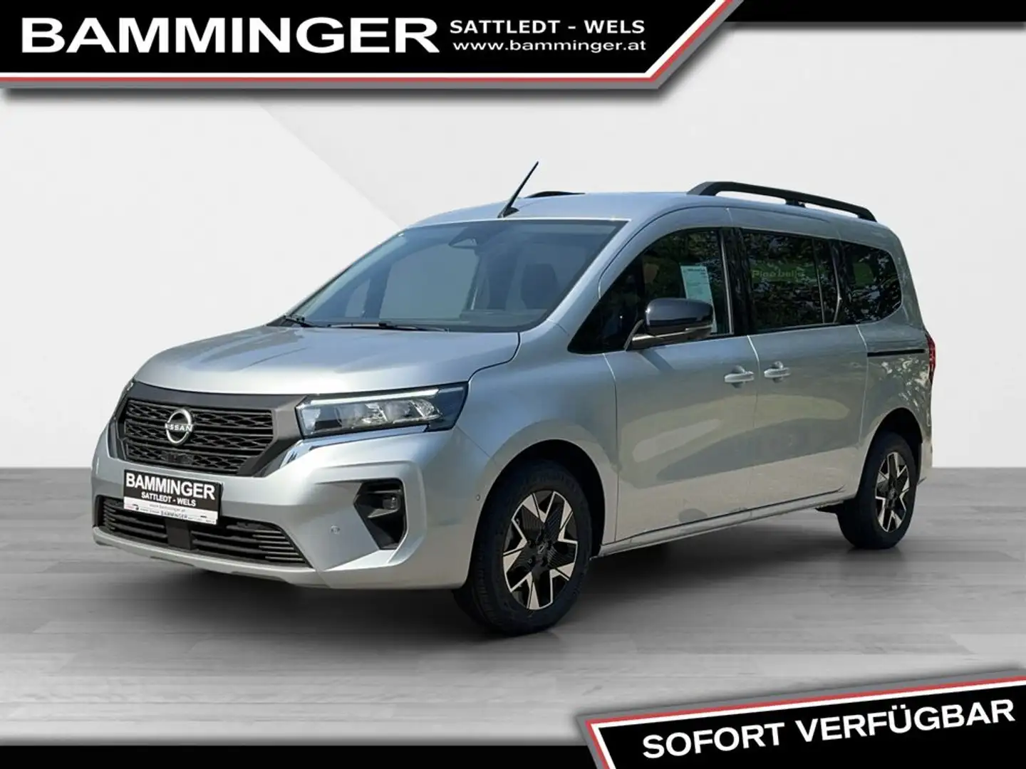 Nissan Townstar L2 DIG-T 130 Tekna Evalia Tageszulassung Silber - 1