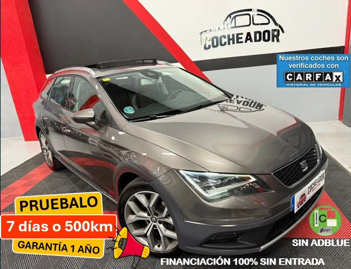 SEAT Leon 2.0TDI CR S&S 4Drive 150 Gris - 1