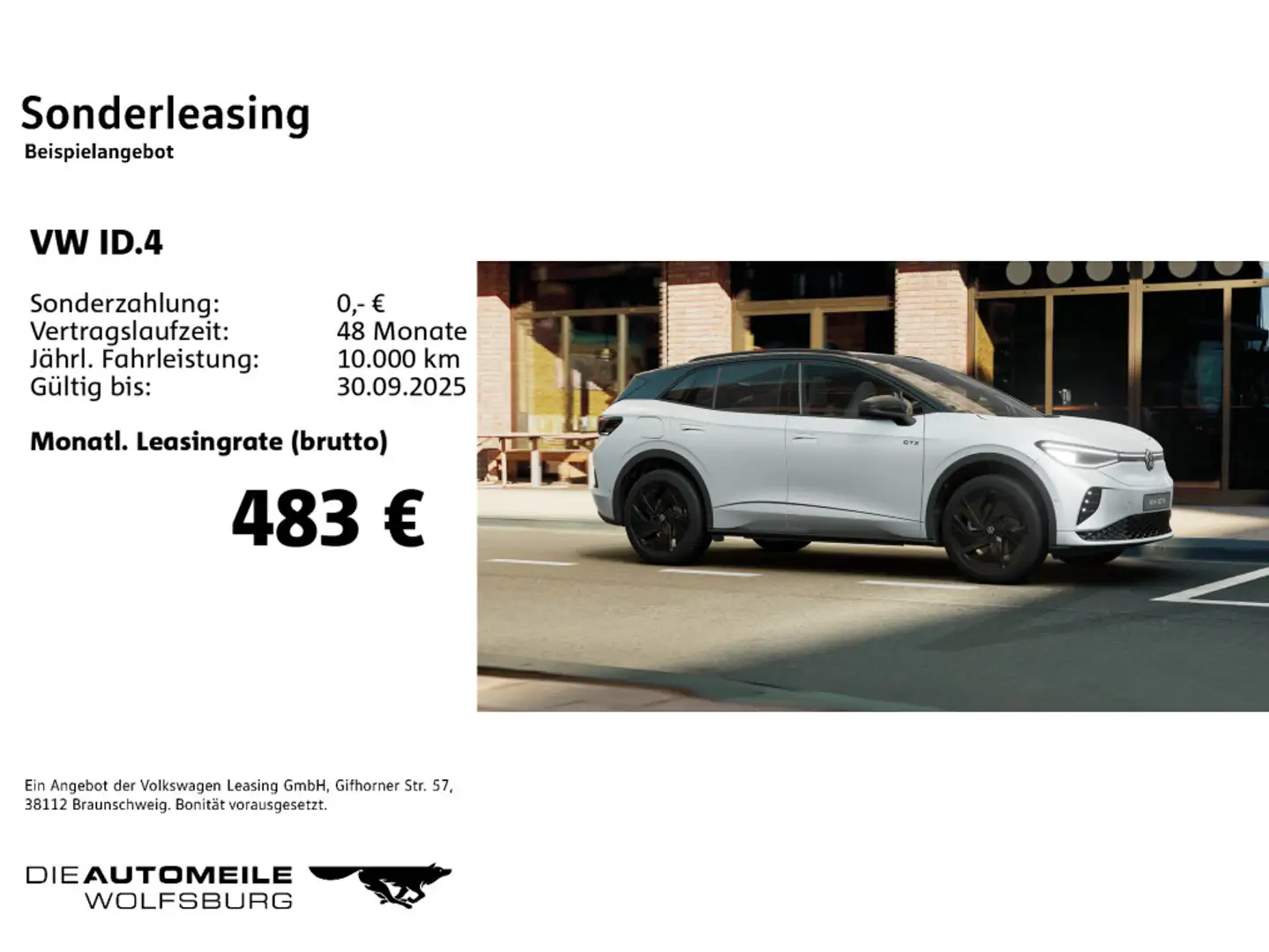 Volkswagen ID.4 4Motion GTX Matrix/HeadUp/Pano/AHK Weiß - 2