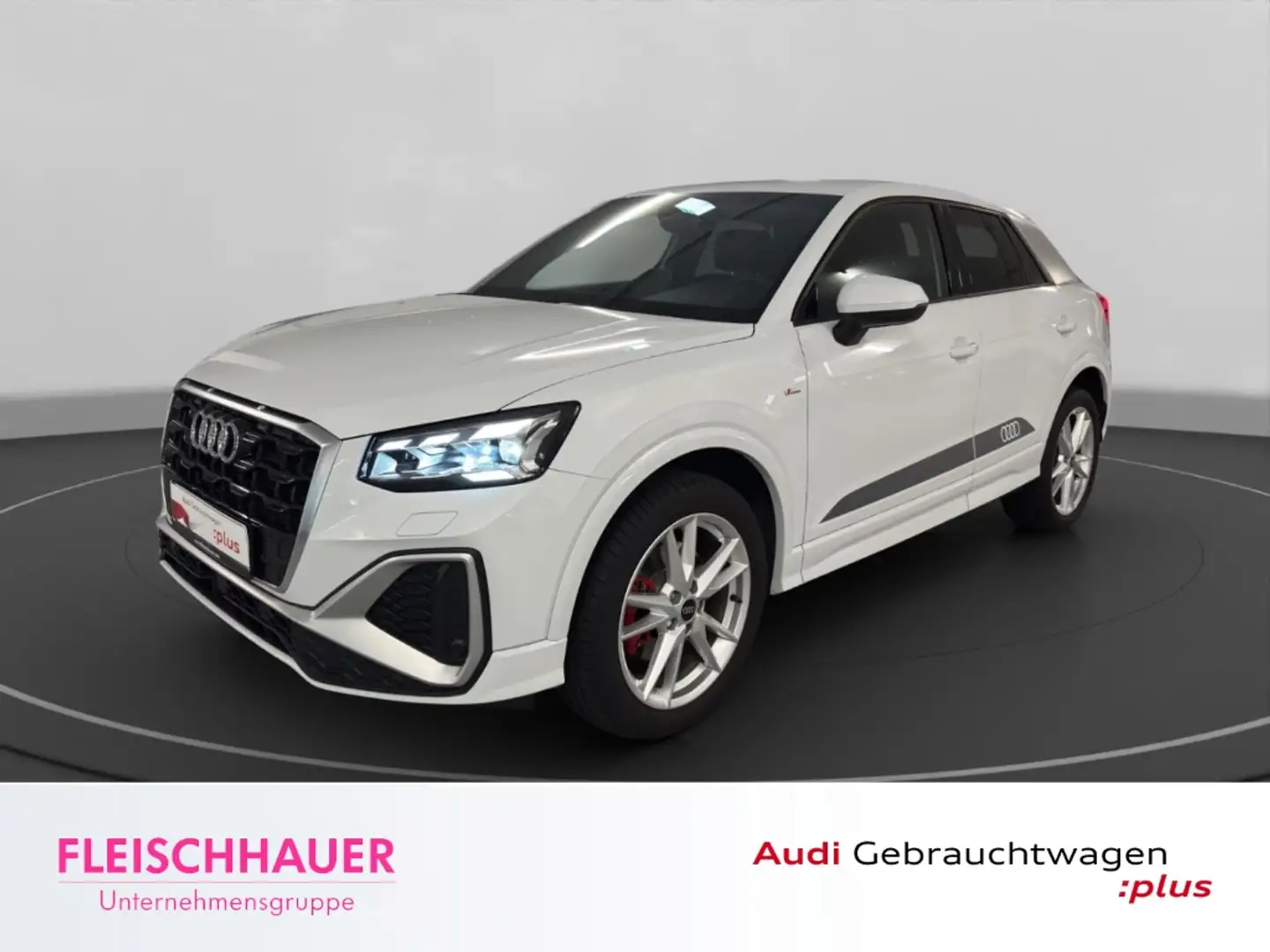 Audi Q2 35 TFSI S line 1.5 Matrix+Navi+AHK+Nappa+App+ACC+1 Weiß - 1