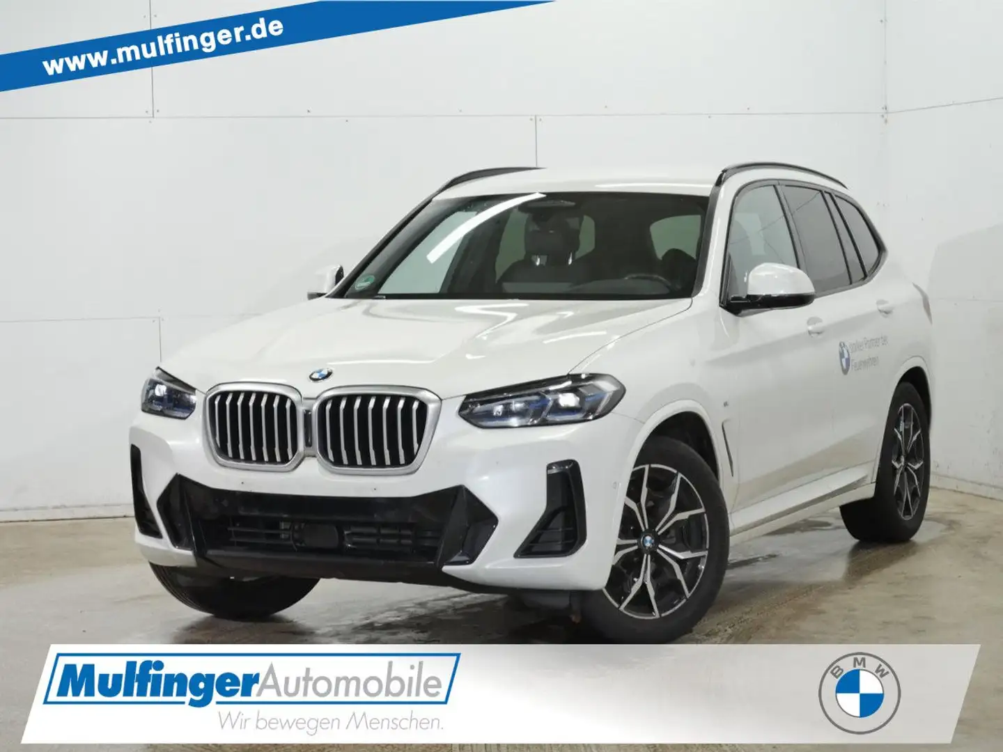 BMW X3 x20d M Sport Standh.Laser HUD ACC Kamera AHK Weiß - 1