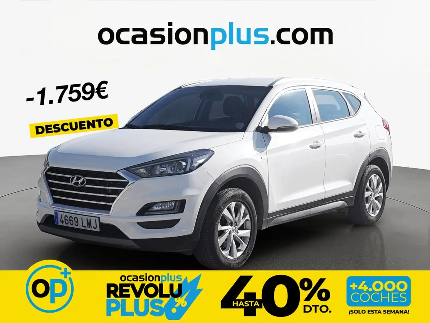 Hyundai TUCSON 1.6CRDI 48V SLE 4x2 Weiß - 1