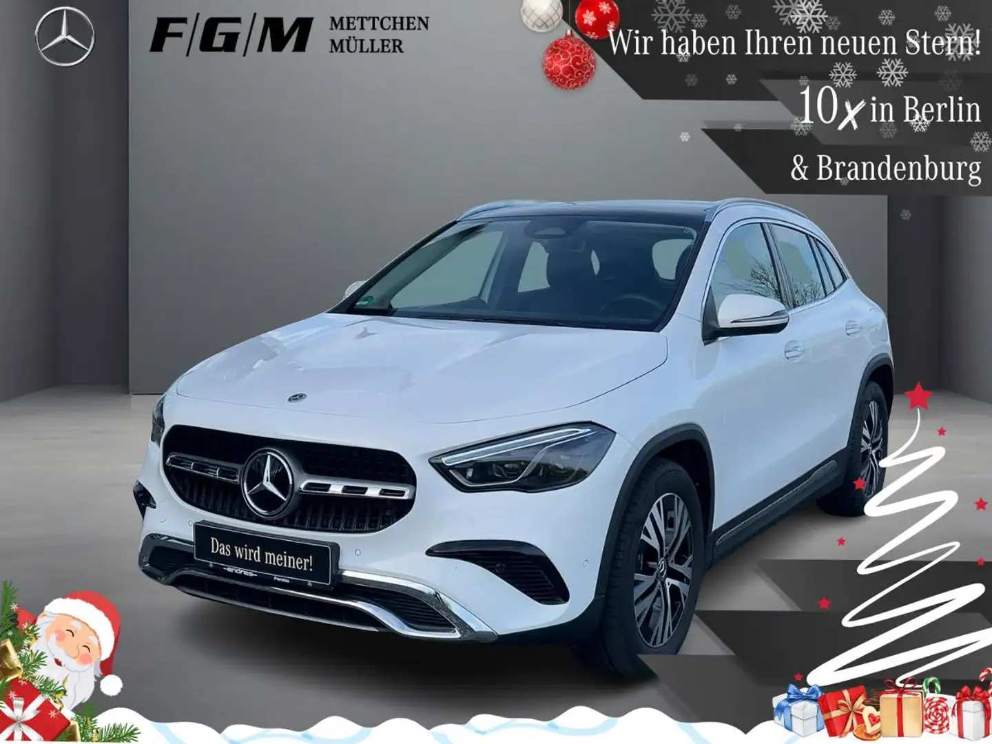 Mercedes-Benz GLA 250 4M Progressive KeyGo|MBeam|S-Dach|AHK Blanc - 1