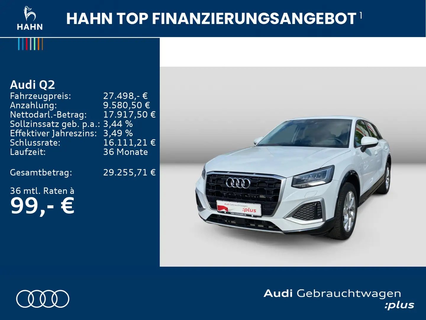 Audi Q2 Advanced 35 TFSI S tronic Virtual ACC CAM LED Weiß - 2