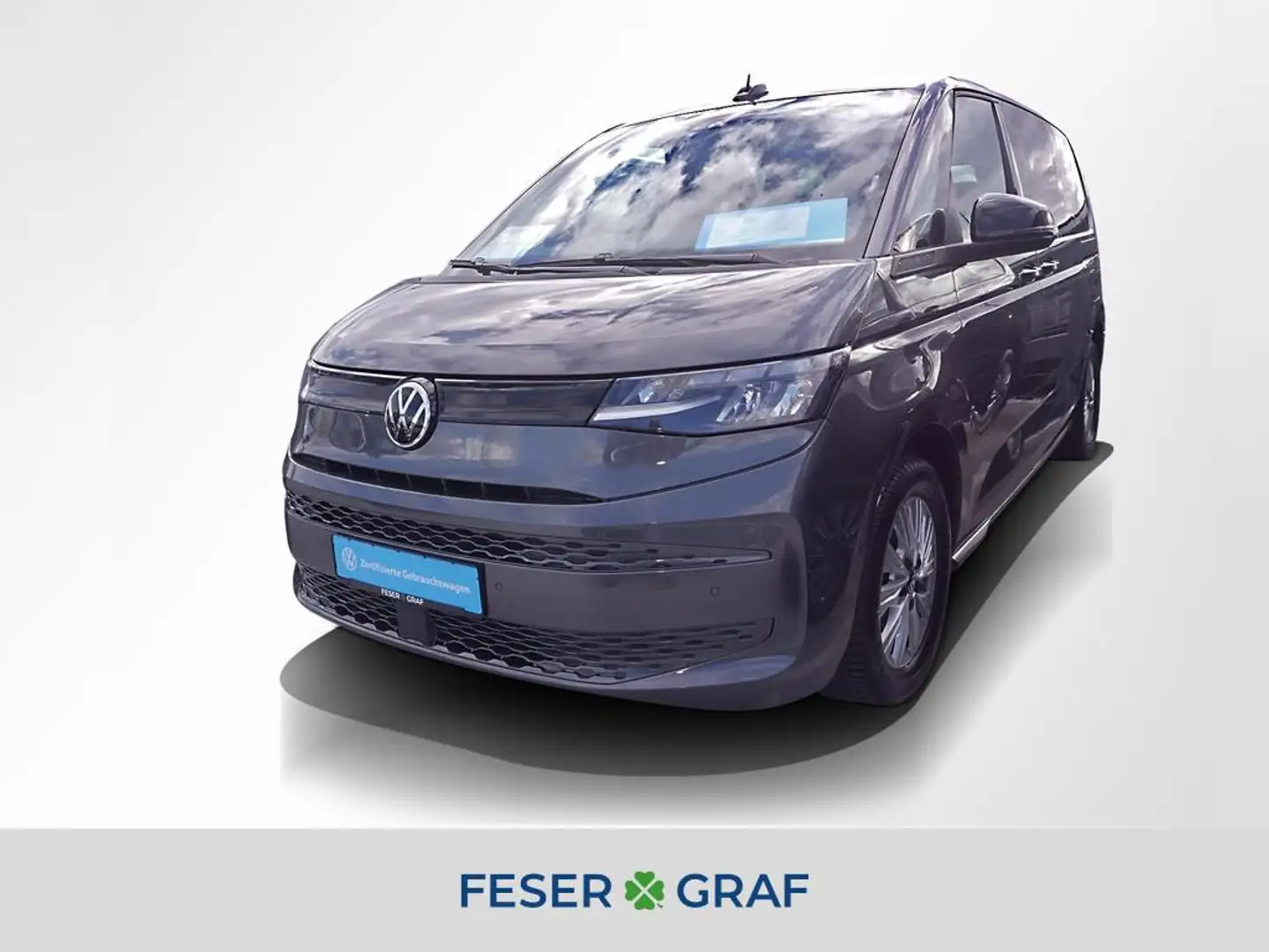 Volkswagen T7 Multivan 2.0 TDI 7Si ACC AHK Navi RüKa Sitzh. Gris - 1