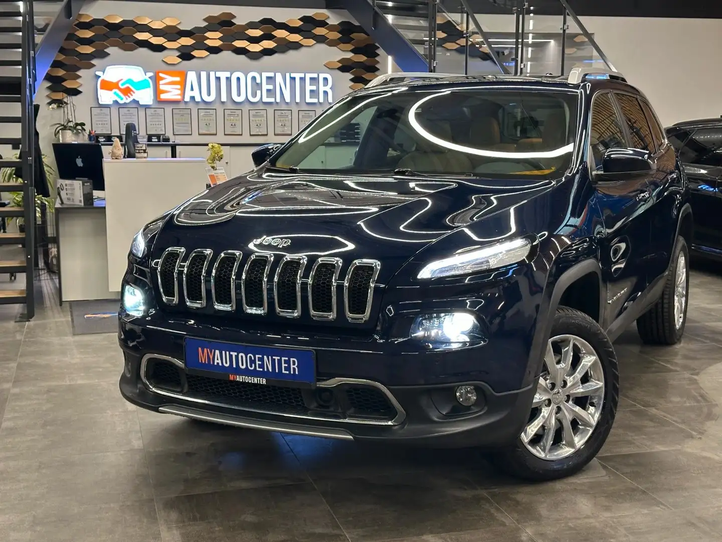 Jeep Cherokee Limited 4WD *AHK*Klima*Kamera*PDC*Xenon Bleu - 1