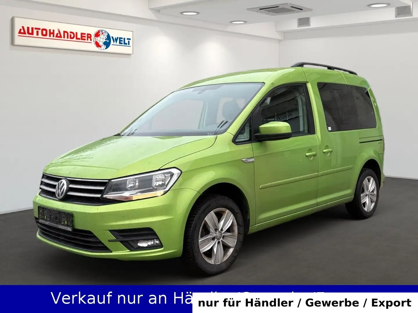Volkswagen Caddy 1.4TSI Automatik Klimautomatik SHZ Nav PDC Grün - 1