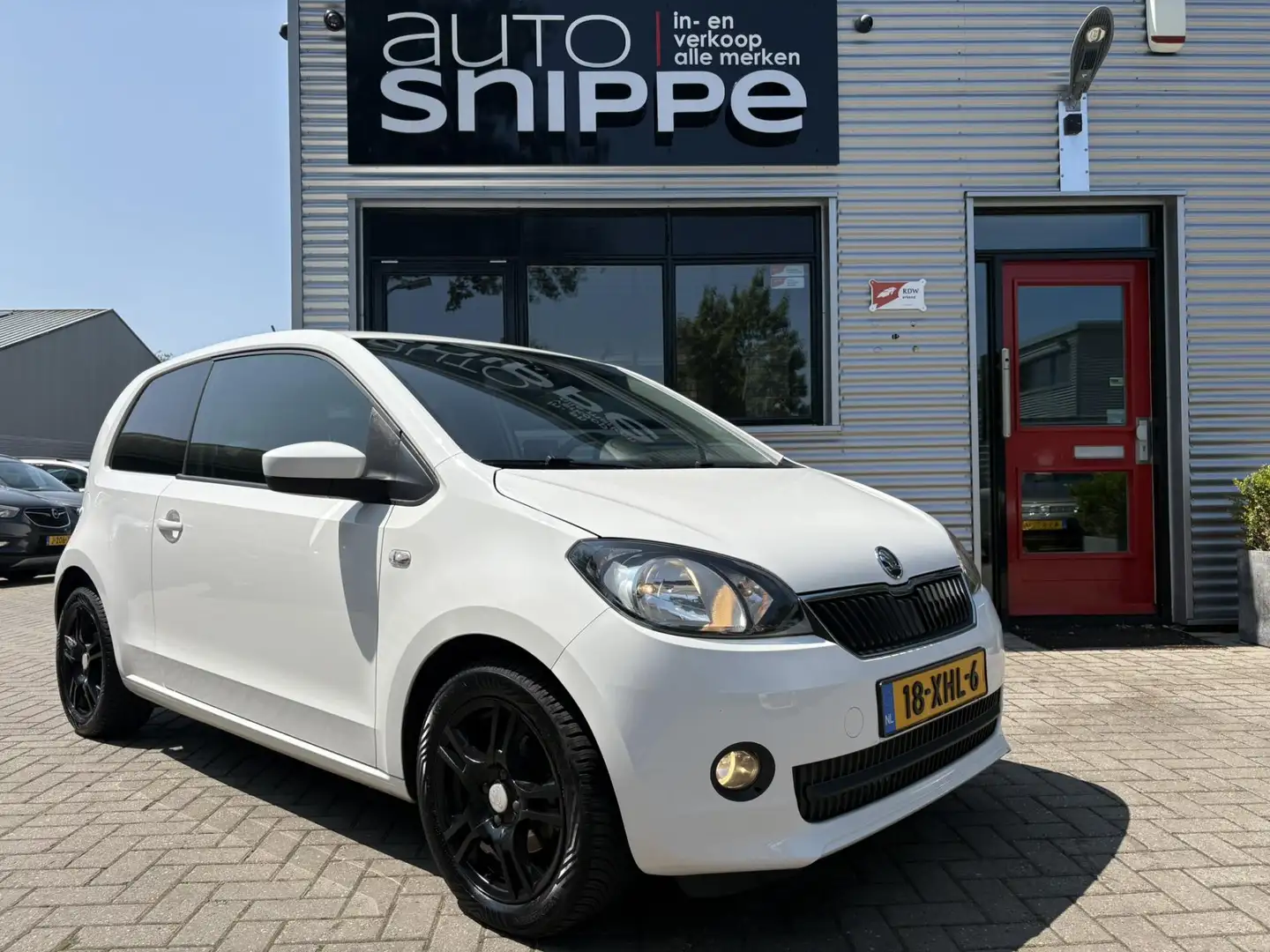 Skoda Citigo 1.0 Greentech Elegance -AIRCO-CRUISECONTROL-STOELV Blanco - 2