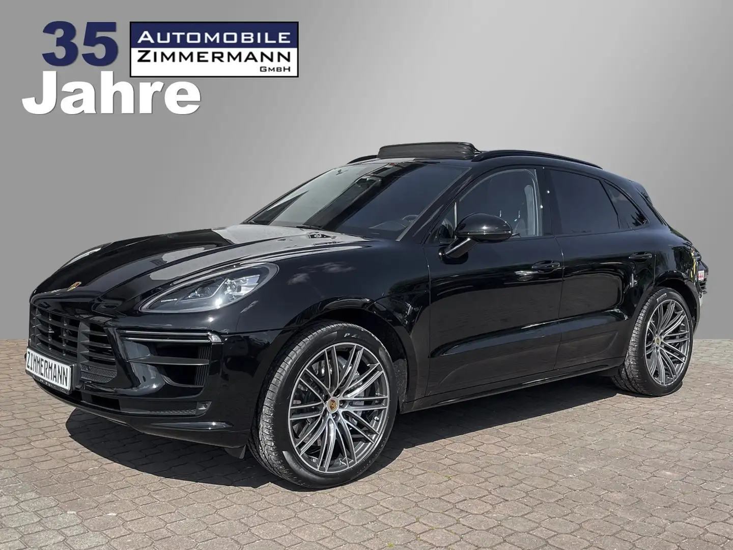 Porsche Macan Turbo,Faceli,Sportsit,ACC,Kam,8-fach*mtl. 499€* Zwart - 2
