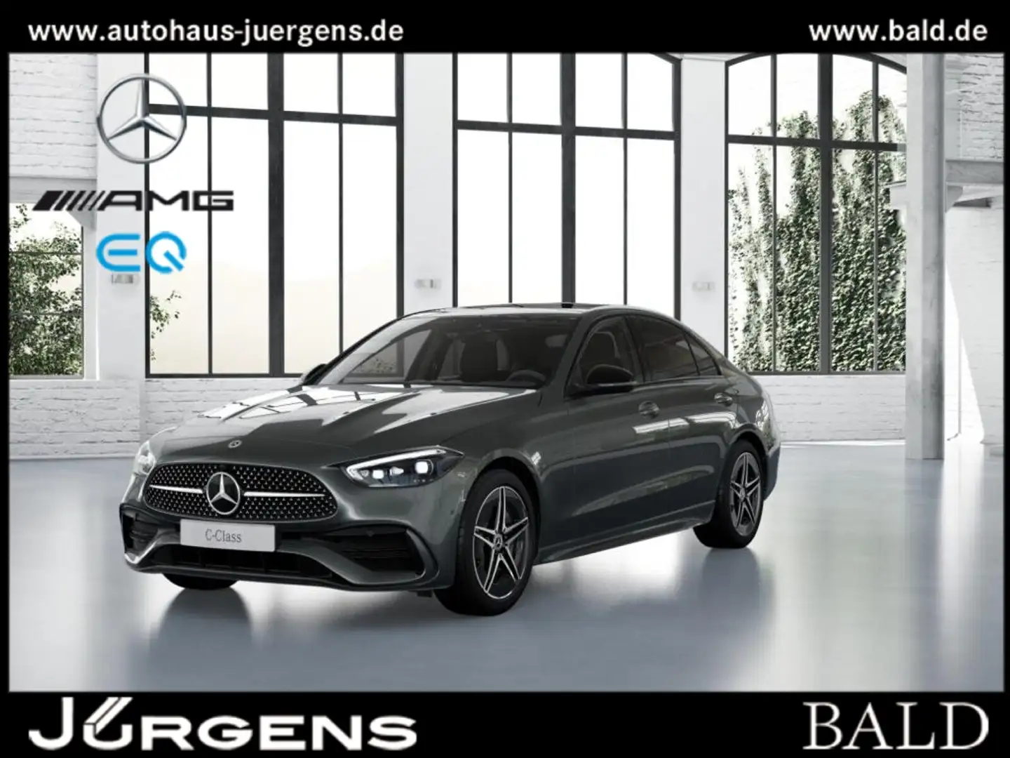 Mercedes-Benz C 200 +AMG+MBUX+Pano+Night+Cam+Ambiente+AUT+LED Grau - 1