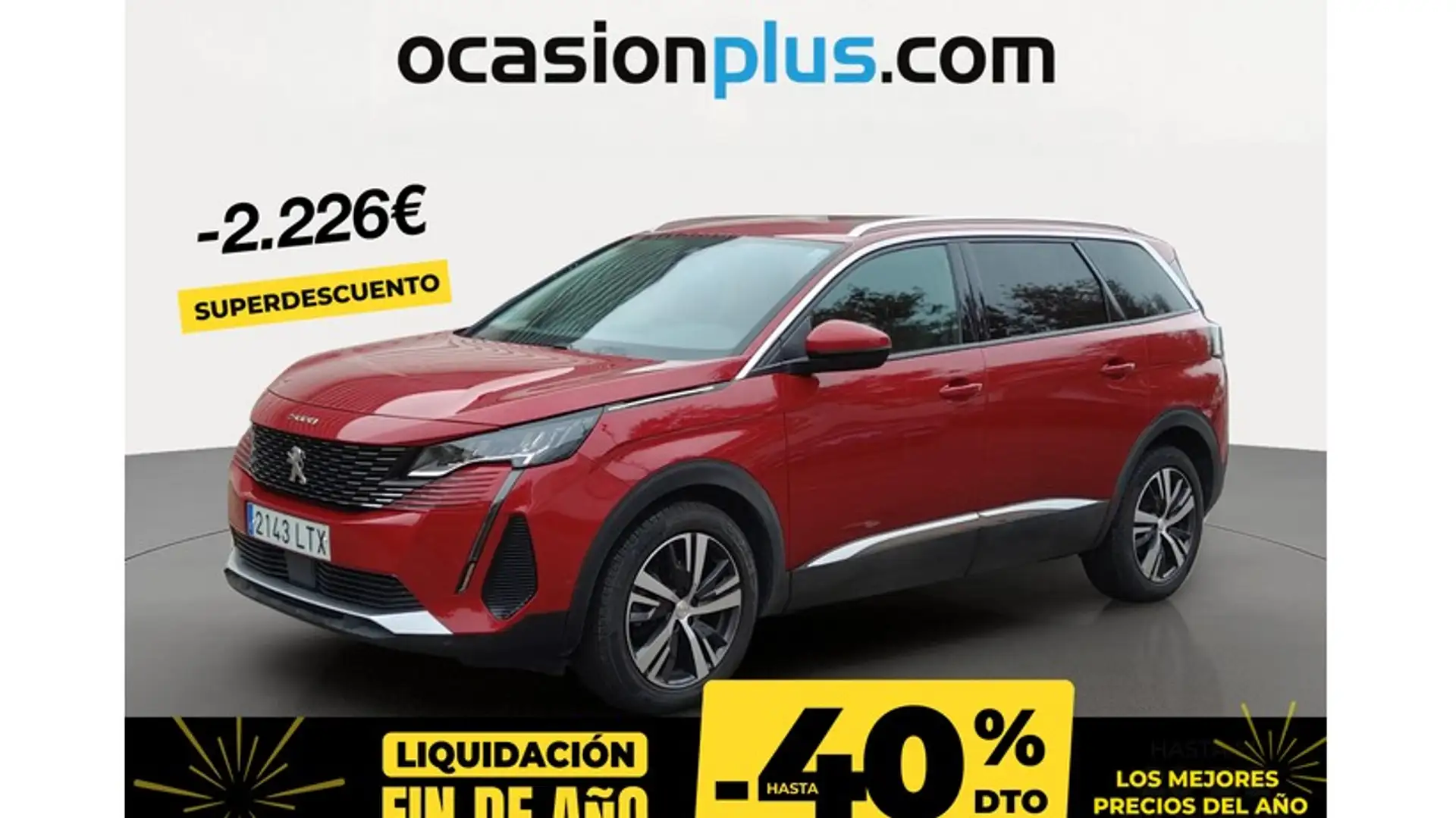 Peugeot 5008 1.6 BlueHDI Allure 7 pl. EAT6 120 Rouge - 1