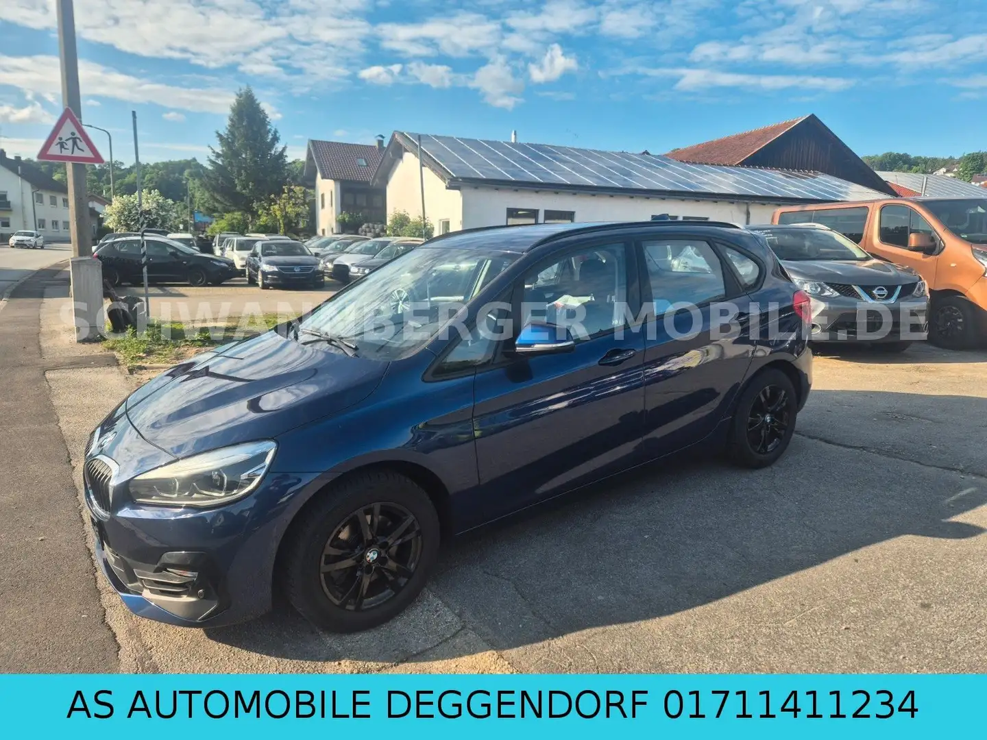 BMW 216 -Active Tourer Advantage-LED-AUTOMATIK-AHK- Bleu - 2