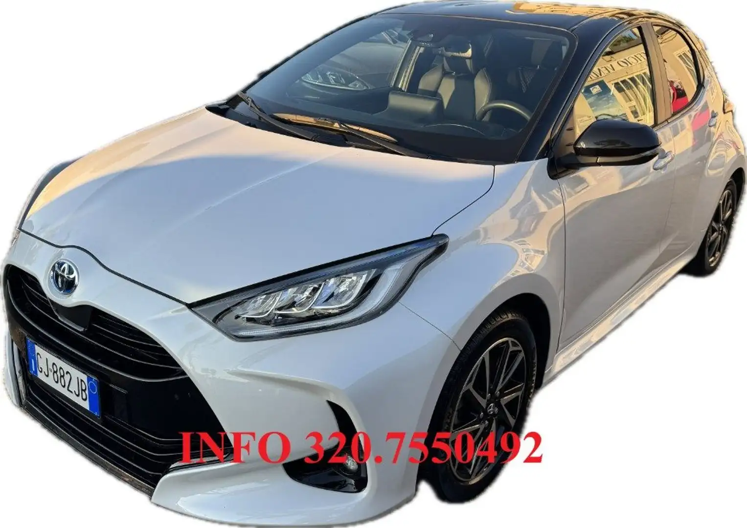Toyota Yaris 1.5 Hybrid 5 porte Style Bianco - 1