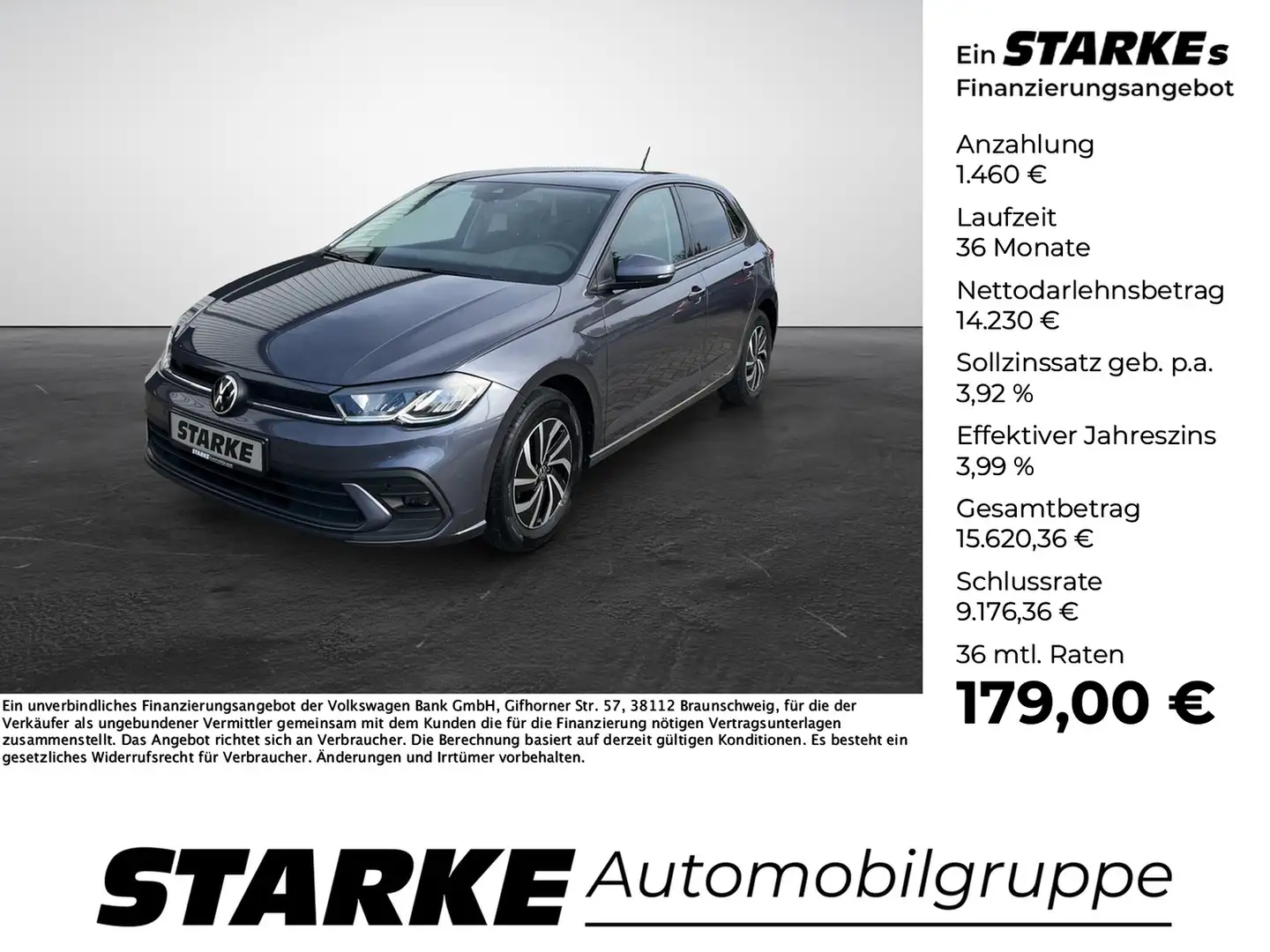 Volkswagen Polo 1.0 TSI Life Gris - 1